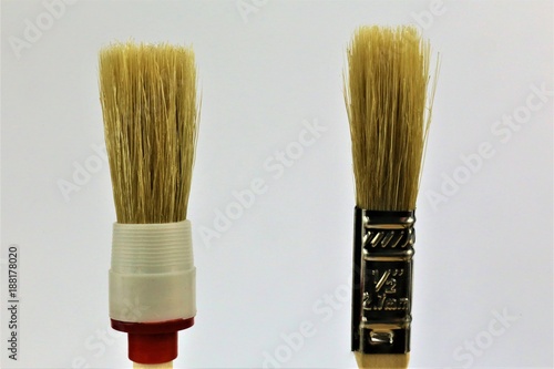 An concept Image of a paint brush with copy space