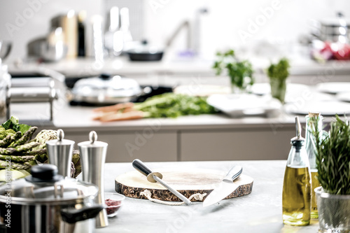 Fototapeta Naklejka Na Ścianę i Meble -  Chef Koch in der Küche