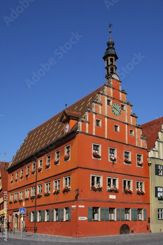 Dinkelsbühl, Bayern, Gustav-Adolf-Haus, Deutschland