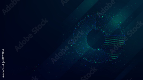 Business data financial and marketing diagram, future technology