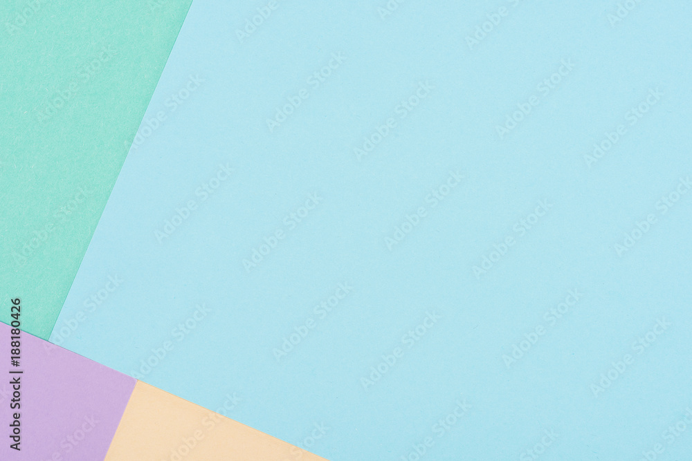 close-up shot of pastel colors papers of for background