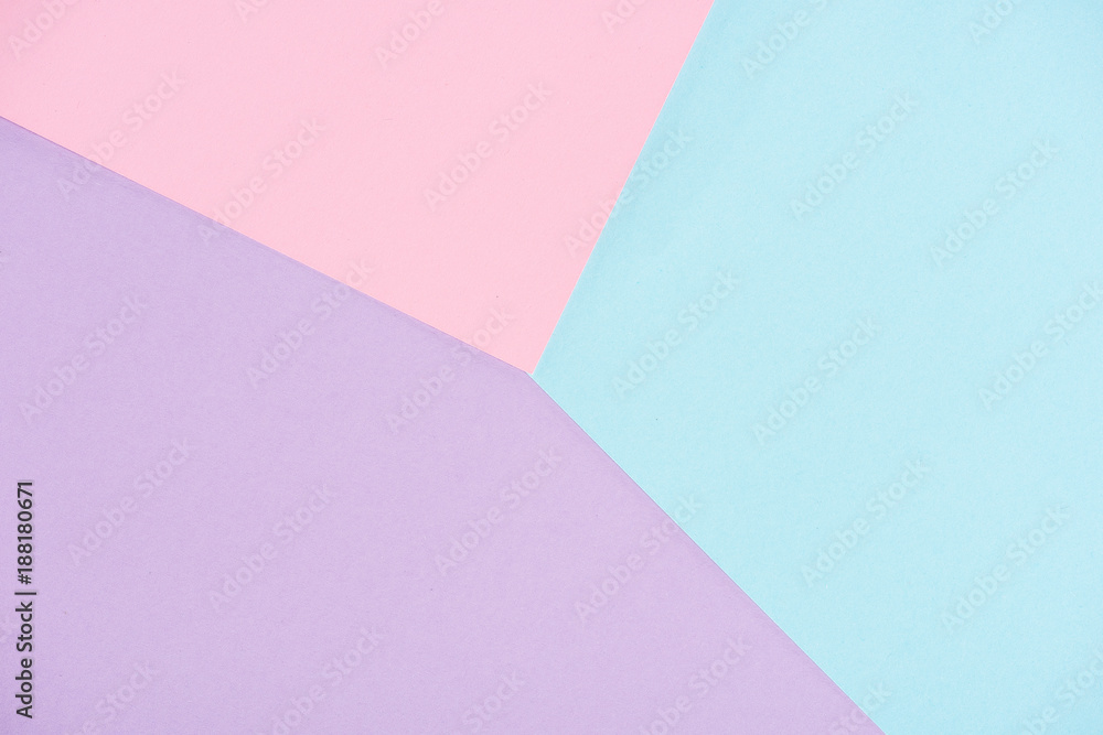 background made of pastel colors papers - obrazy, fototapety, plakaty 