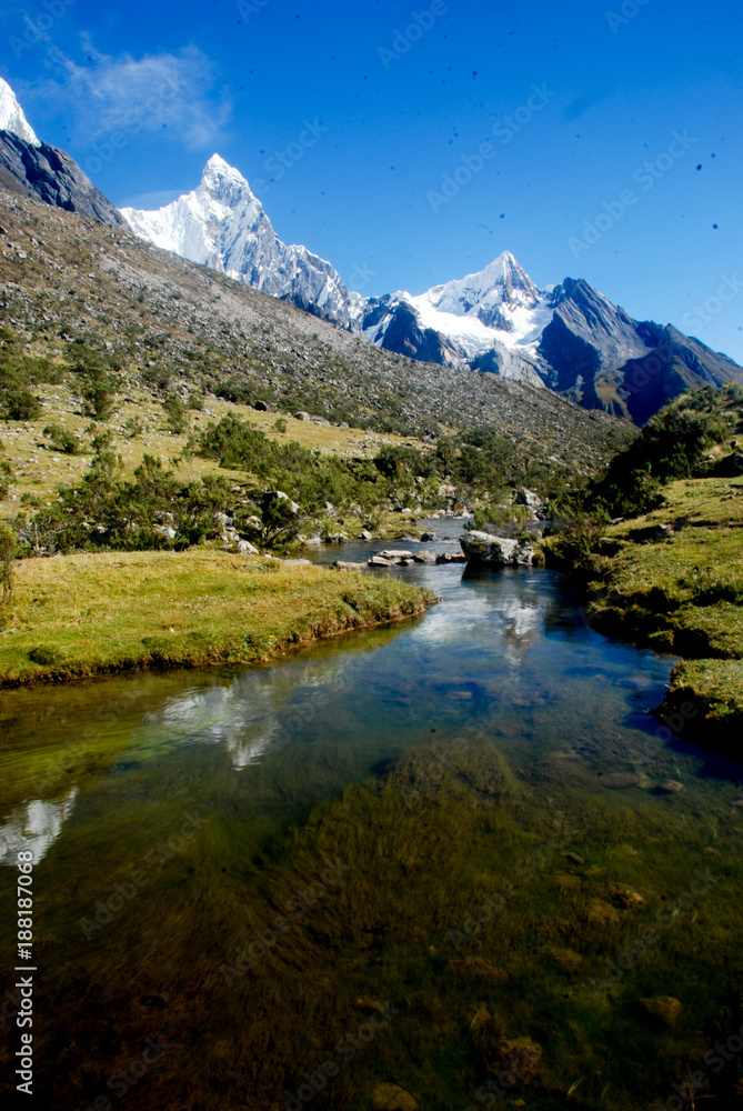 Fototapeta premium Landscape in Huayhuash