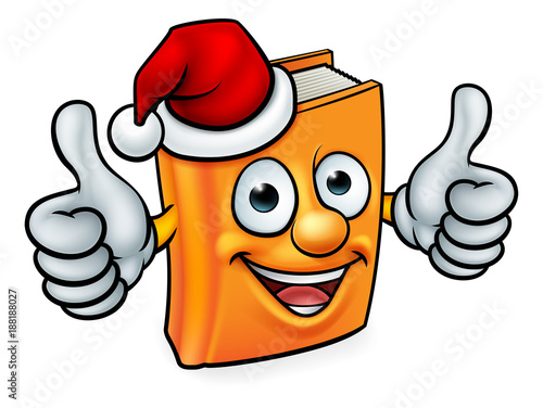 Cartoon Christmas Book Char...