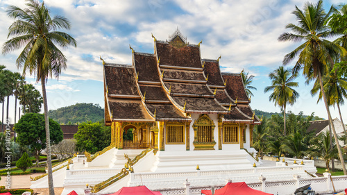 Temple in Royal Palace Museum Luang Prabang, Laos. photo