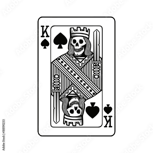 Photography King of spades graphic