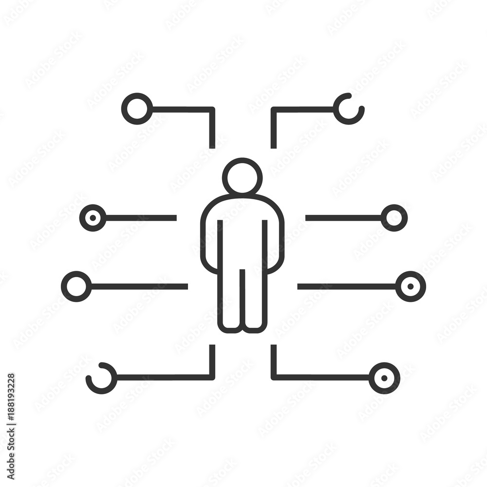 User profile linear icon User profile linear icon