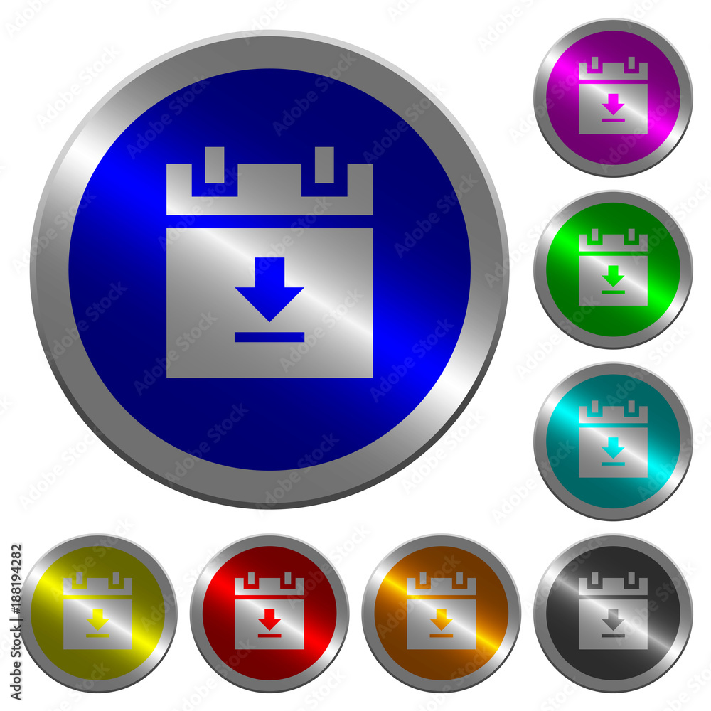 download schedule data luminous coin-like round color buttons download schedule data luminous coin-like round color buttons