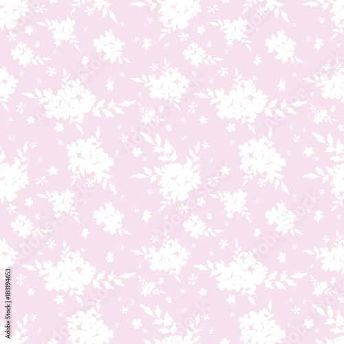 Fashionable pattern in small flowers. Floral seamless background for textiles, fabrics, covers, wallpapers, print, gift wrapping and scrapbooking. Raster copy.