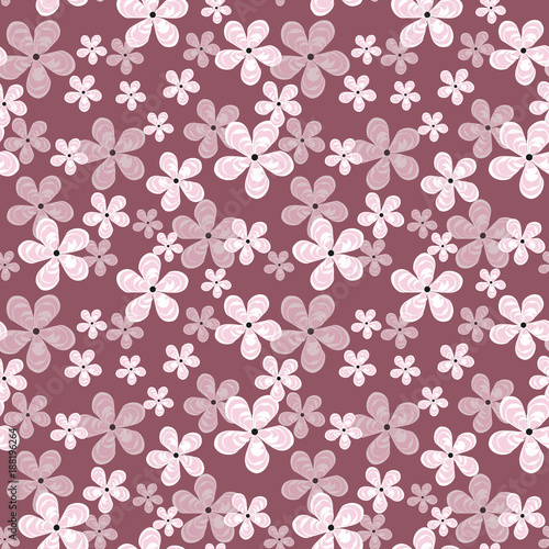 Fashionable pattern in small flowers. Floral seamless background for textiles  fabrics  covers  wallpapers  print  gift wrapping and scrapbooking. Raster copy.