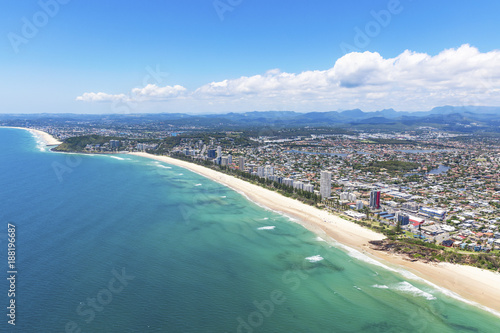 Sunny view of Miami and Burleigh Heads on the Gold Coast © Zstock