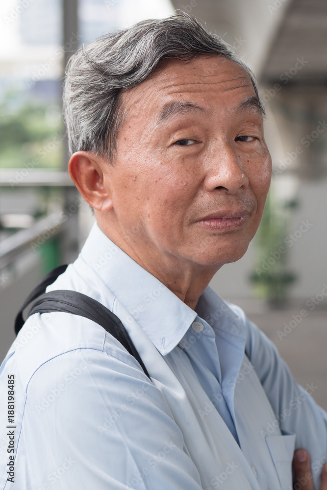 portrait of apathetic, neutral mood middle age, old, senior man looking at you portrait of apathetic, neutral mood middle age, old, senior man looking at you