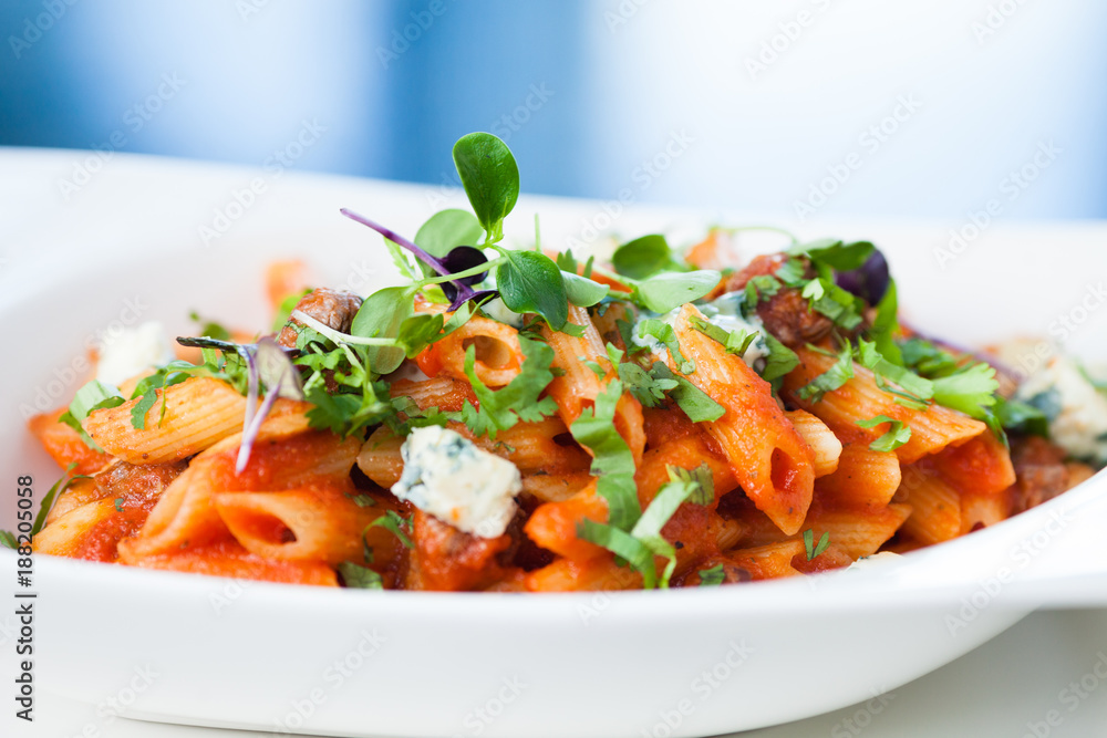 Tomato pasta with beef Tomato pasta with beef