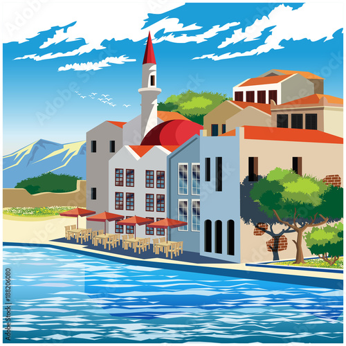 Picturesque quay