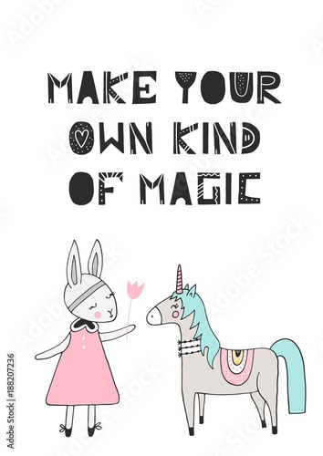Plakat Stwórz swój własny rodzaj magii