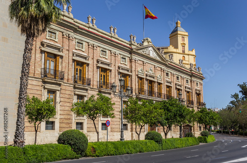 Capitana General building at the Tetuan square in Valencia © venemama