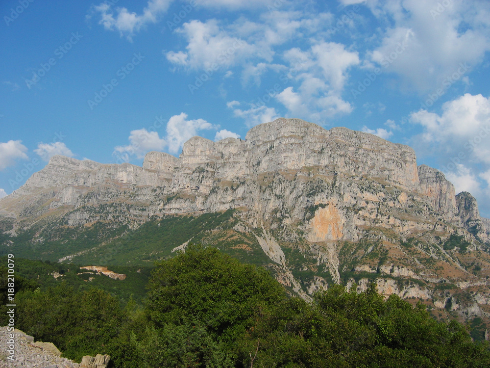 Obraz premium Astraka peak Zagorochoria Epirus region Greece