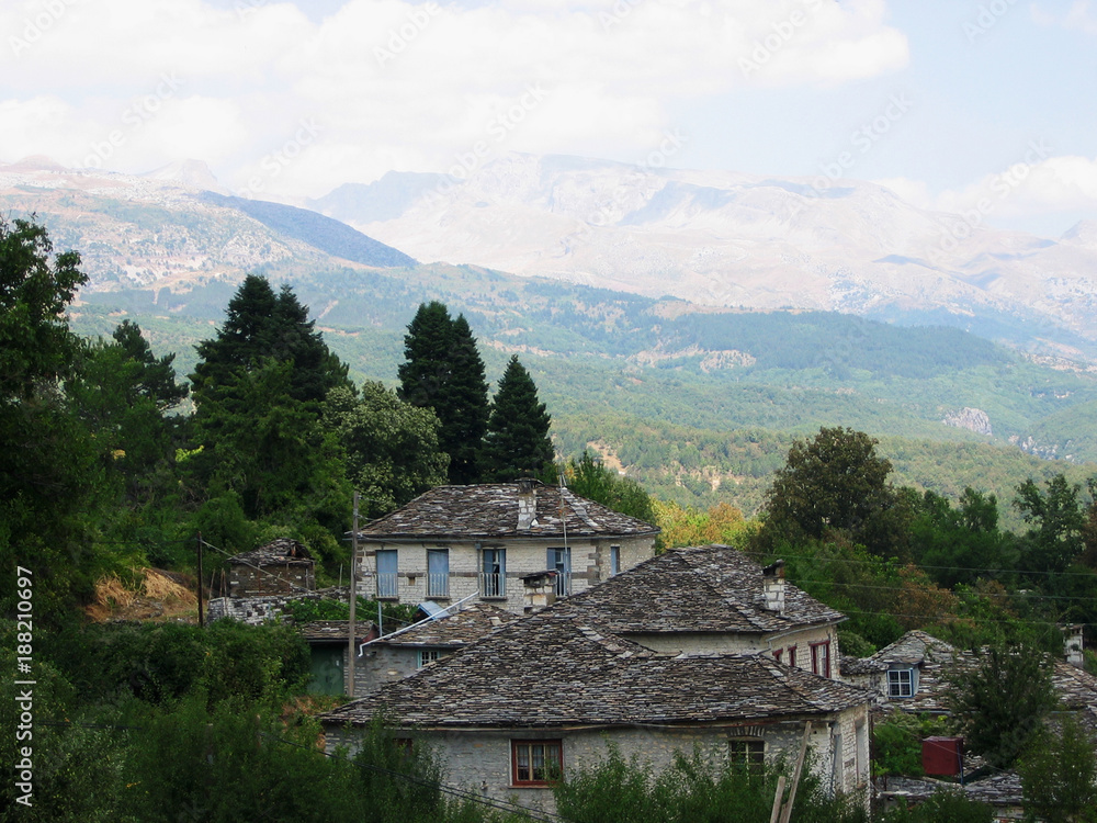 Fototapeta premium Zagori villages in the Epirus region Greece