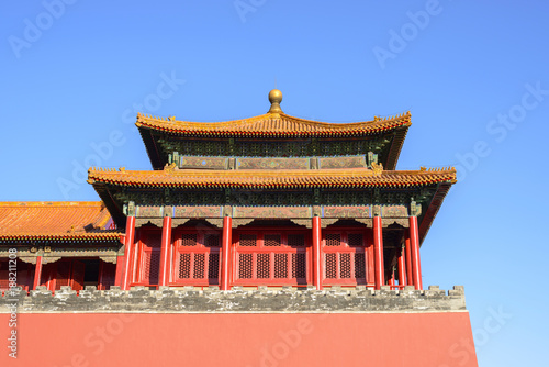 The Palace Museum (Forbidden City). Located in Beijing, China.