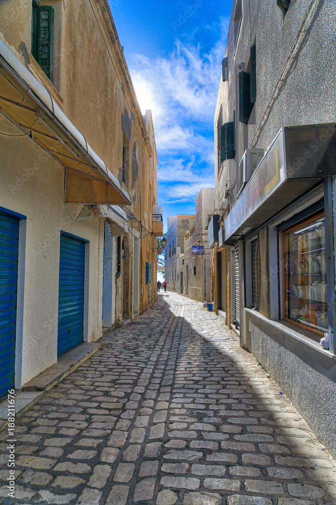 A Typical street of Mahdia