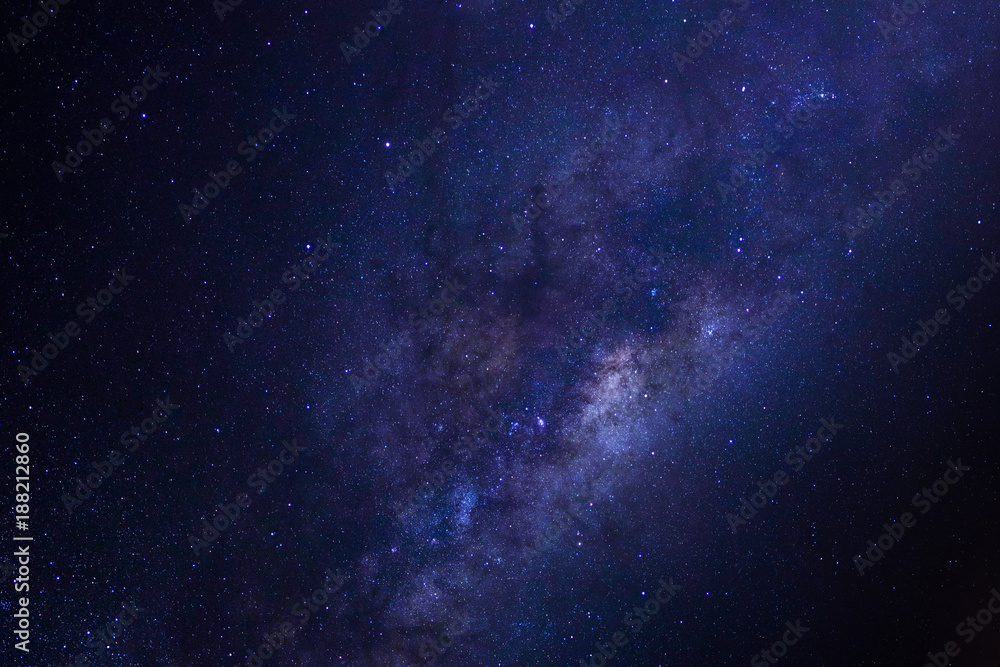 Fototapeta premium Galaktyka Drogi Mlecznej z gwiazdami i kosmicznym pyłem we wszechświecie