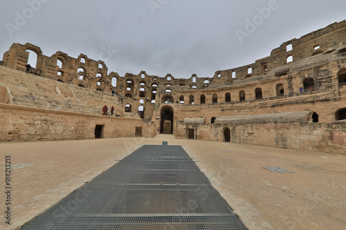 Floor of El Djem photo