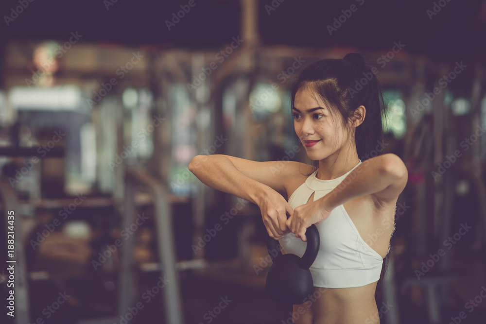 Fototapeta premium sport girl