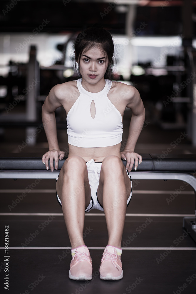 Fototapeta premium sport girl