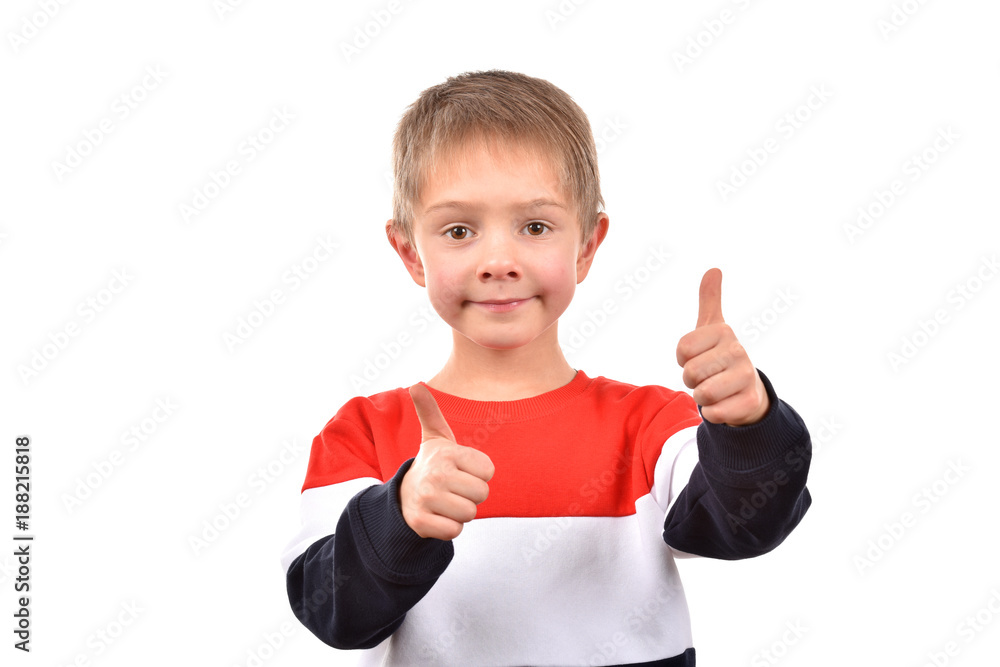 Isolated boy. Happy childhood. Isolated boy. Happy childhood.
