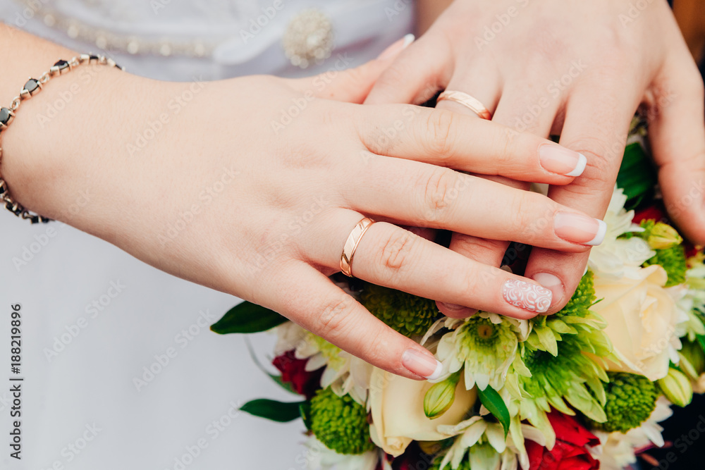 Fototapeta premium wedding decor, bouquet and accessories