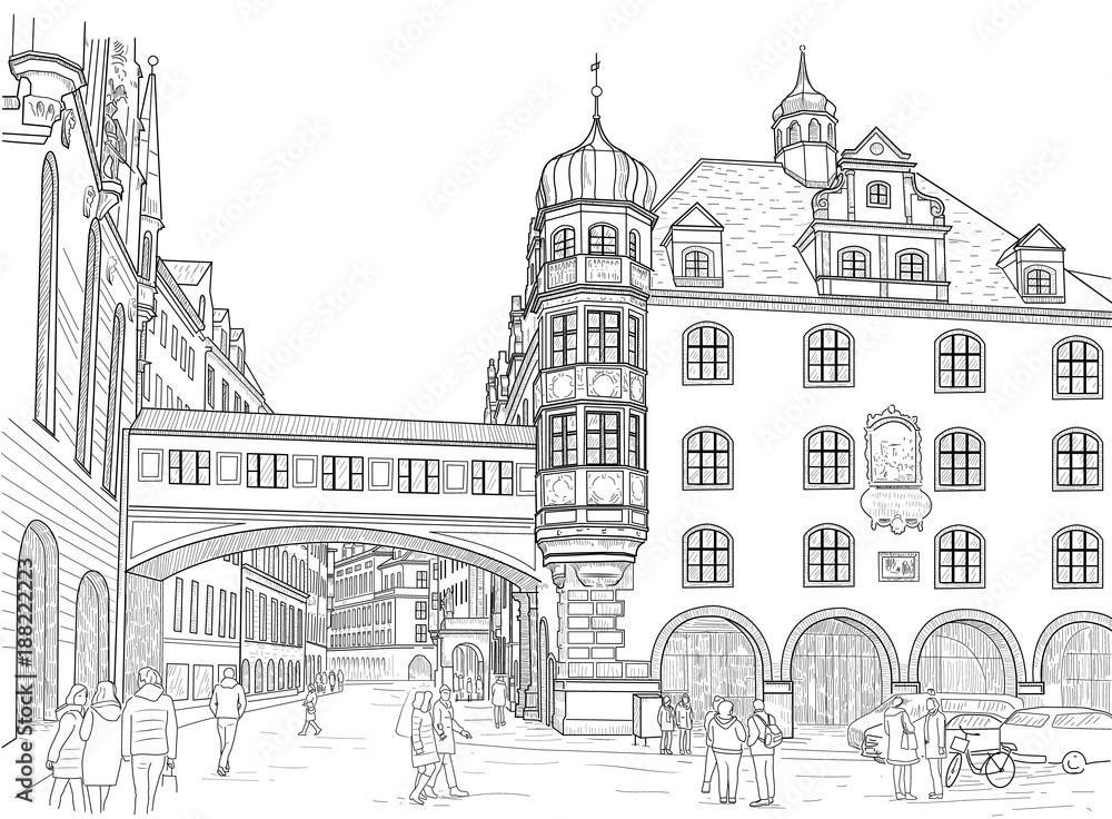 Sketch of Munich