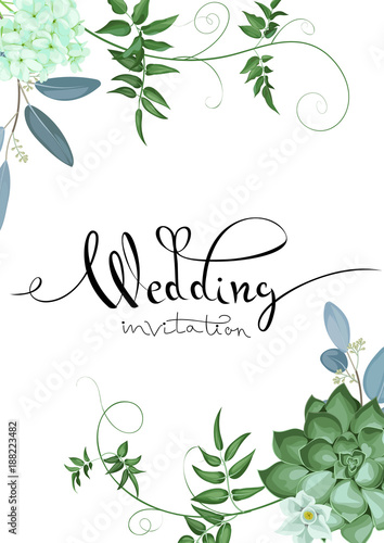 Design of wedding invitation 2
