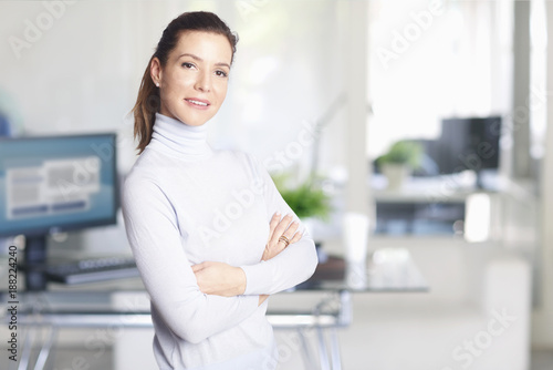 Executive professional businesswoman at the office Free Download Executive professional businesswoman at the office - GFXLoad