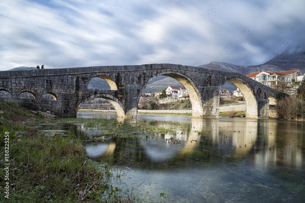 The Arslanagic Bridge, Trebinje, Bosnia and Herzegovina.
