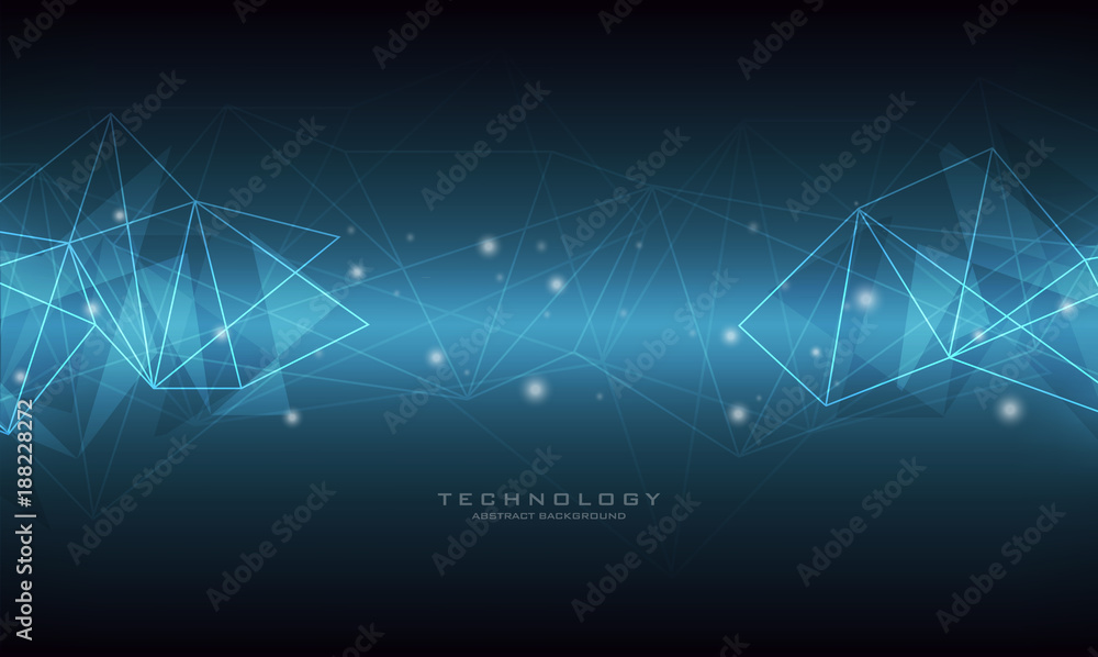 Technology Abstract geometric background