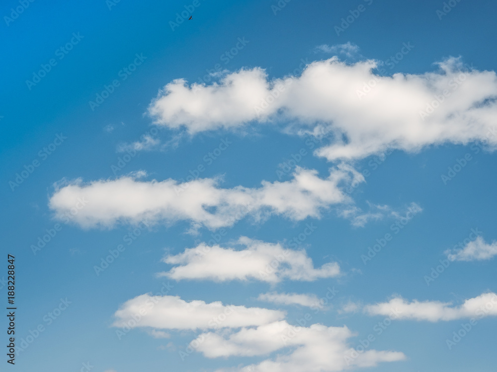 Fototapeta premium Beautiful sky, summer warm day texture