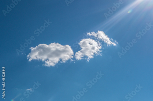 Beautiful sky  summer warm day texture