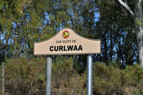 Australia, NSW, Village signpost photo