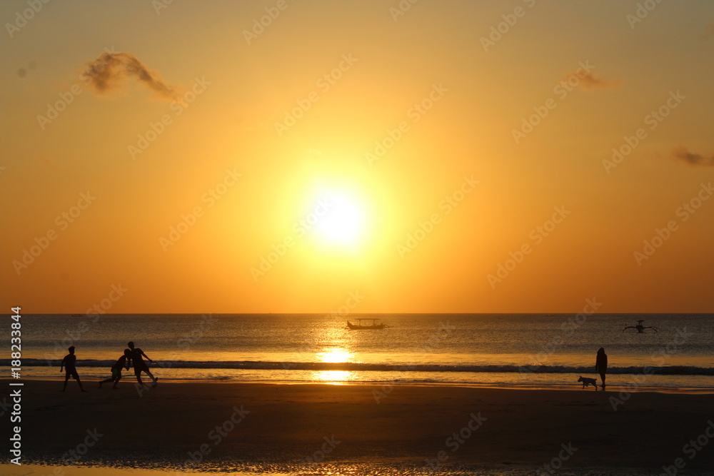Kuta Beach Sunset