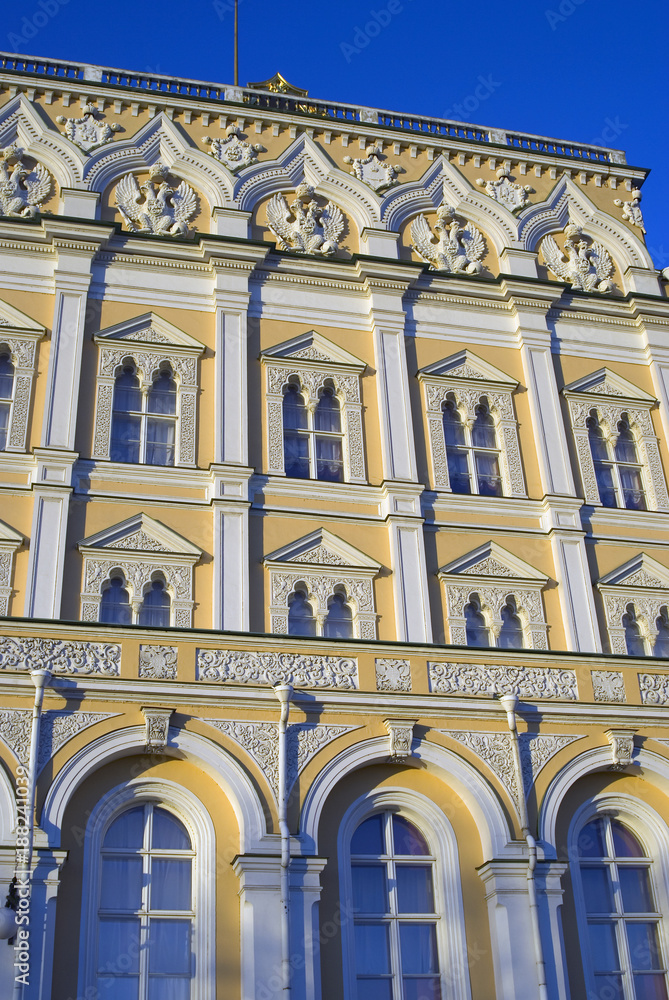 Grand Kremlin Palace of Moscow Kremlin. Color photo