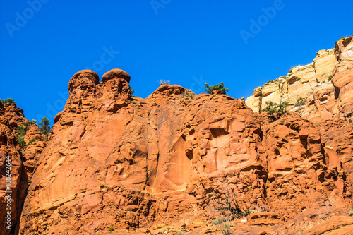 Red Rock Formations In Arizona Mountains