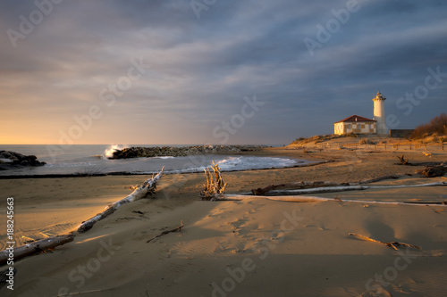 Sunrise in Bibione photo