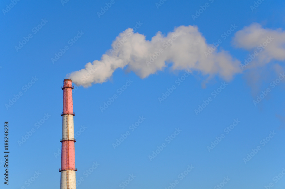 Smoke from an industrial pipe Smoke from an industrial pipe