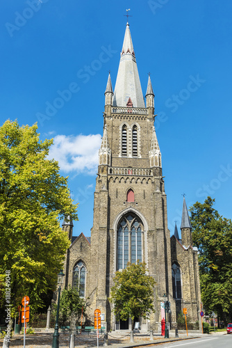 Wallpaper Mural Church of St Magdalene in Bruges, Belgium Torontodigital.ca
