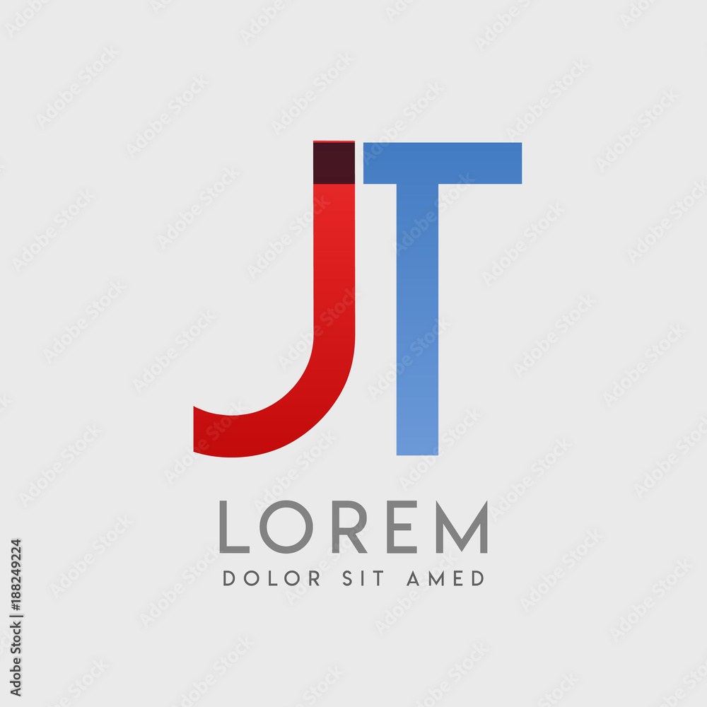 JT logo letters with JT logo letters with