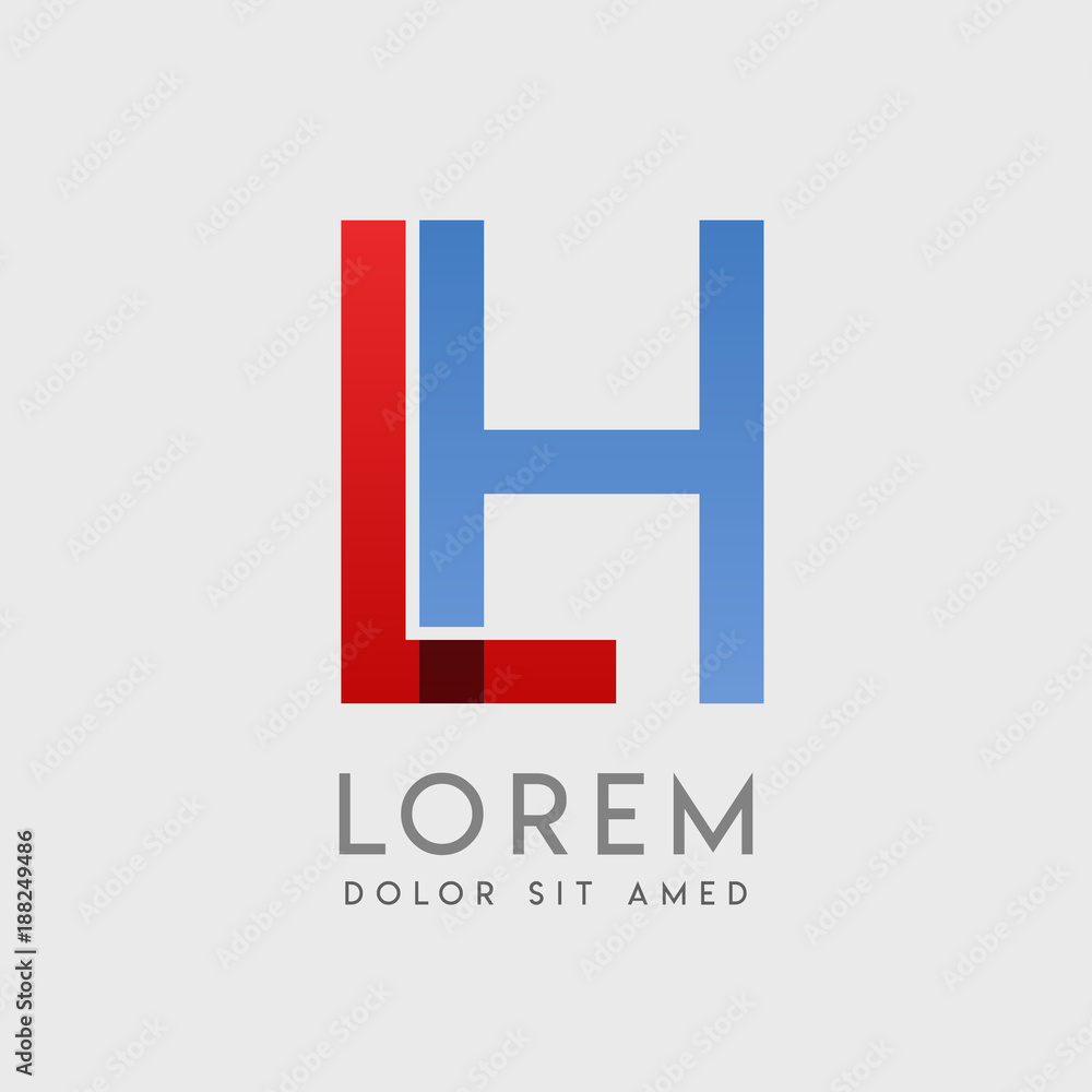 LH logo letters with 
