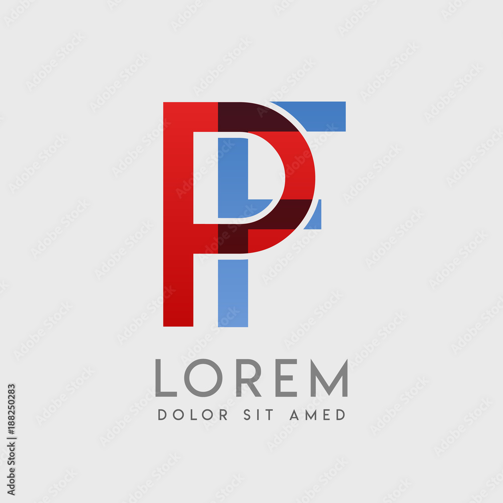 PF logo letters with PF logo letters with