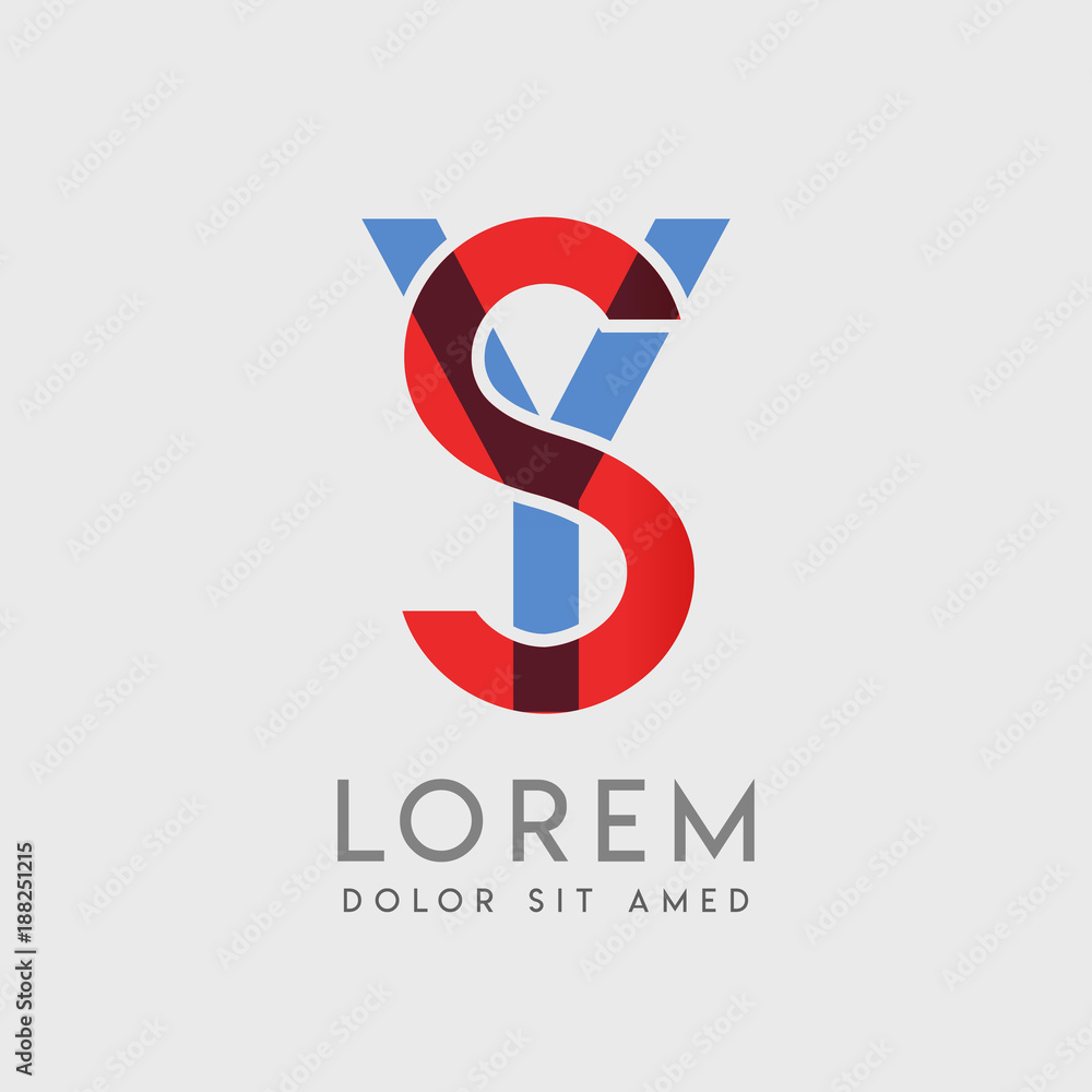 SY logo letters with SY logo letters with