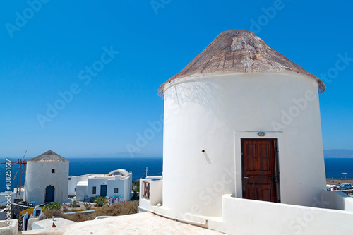 Oia village at Santorini island. Greece