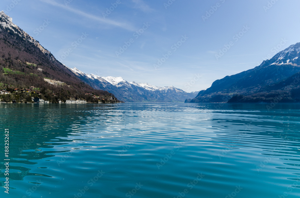 Lake Brienz, Alpine lake in Switzerland